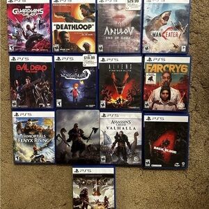 Sony 5 Game Collection - Blue Cases